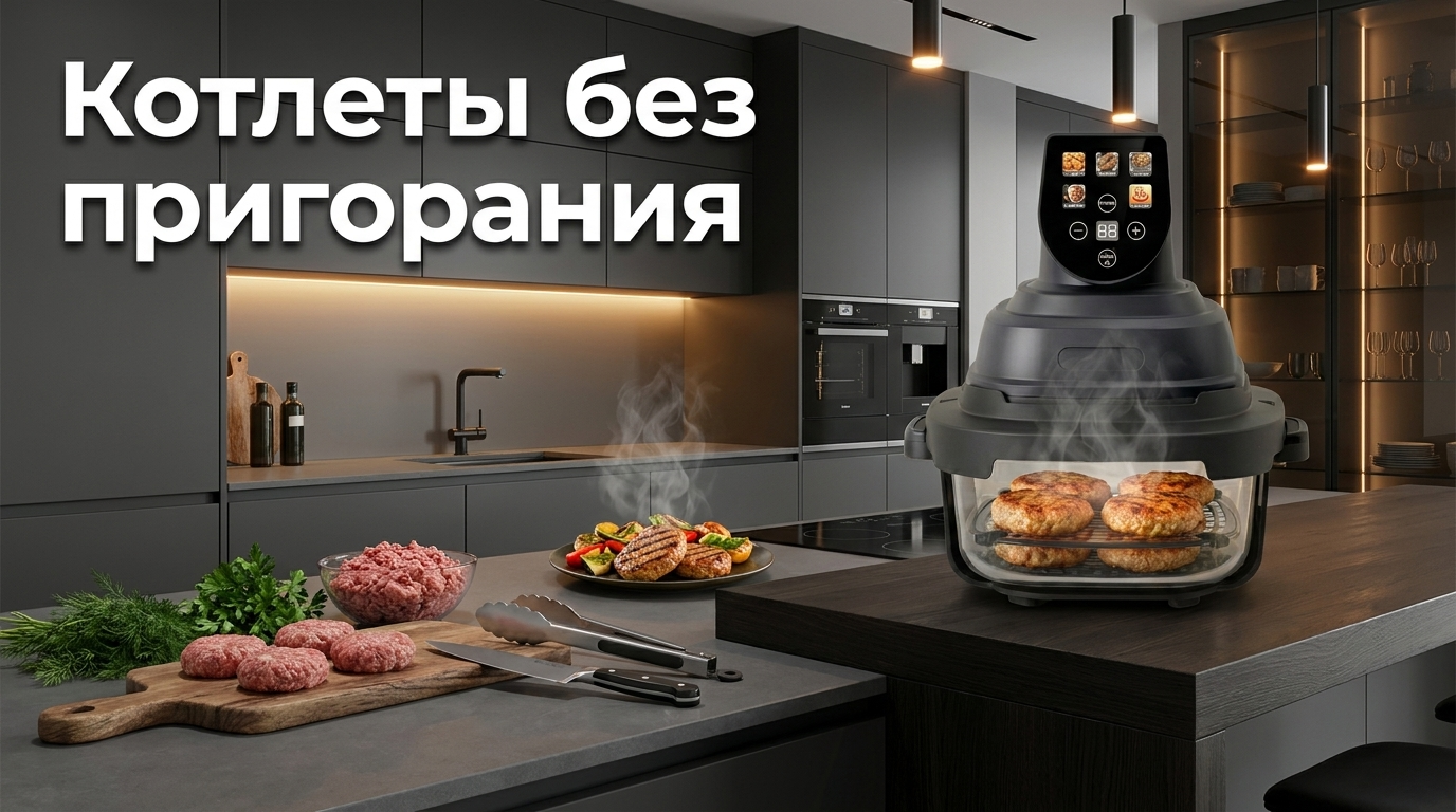 Котлеты в аэрогриле: время готовки без пригорания, в том числе замороженных